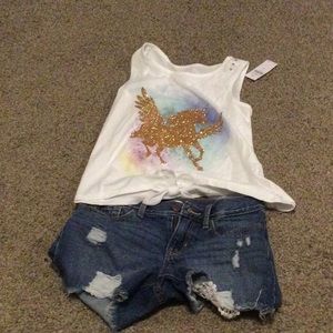 Short outfit. Top (12) Bottom (10). Like New!